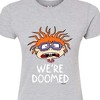 Women's - Rugrats - Chuckie We're Doomed Fitted Graphic T-Shirt - 2 of 4