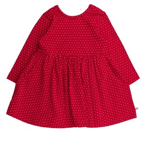 Rufflebutts Toddler Girls Long Sleeve Twirl Dress - 1 of 2