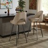 Inspire Q 29" Set of 2 Ragan Metal Swivel Barstools - 2 of 4