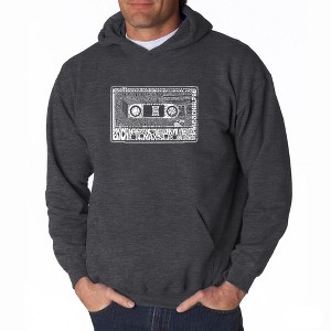 LA Pop Art Men's Word Art Hooded Sweatshirt - The 80's - 1 of 4