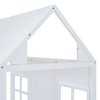 Whisen Full Size Wood House Bed With Twin Size Trundle, Wooden Daybed - 4 of 4