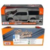 2019 RAM 1500 Laramie Crew Cab Pickup Truck Gray "Timeless Legends" Series 1/27 Diecast Model Car by Motormax - 3 of 3