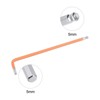 Unique Bargains S2 Steel Metric Ball End Tip L-Shaped Long Arm Hex Wrench - 3 of 4