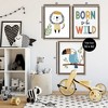 Stupell Industries Born to Be Wild with Animals 3pc Floating Frame Art Set - 3 of 4
