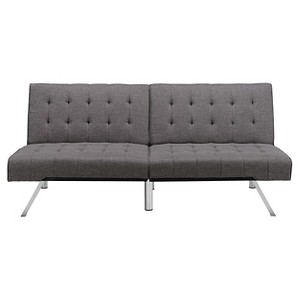 Eve Linen Futon Gray - Room & Joy