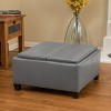 CAVINAS Storage Bench Storage Organizer Ottoman Padded Seat Cushion with Storage - 3 of 4