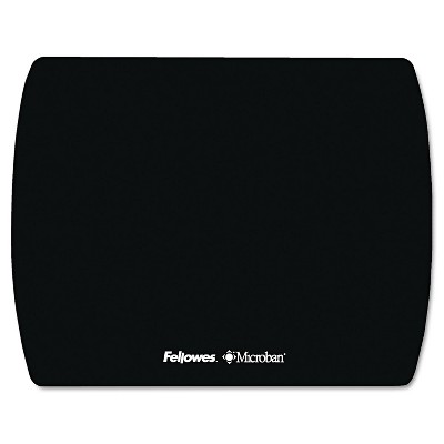 Fellowes Microban Ultra Thin Mouse Pad Black 5908101