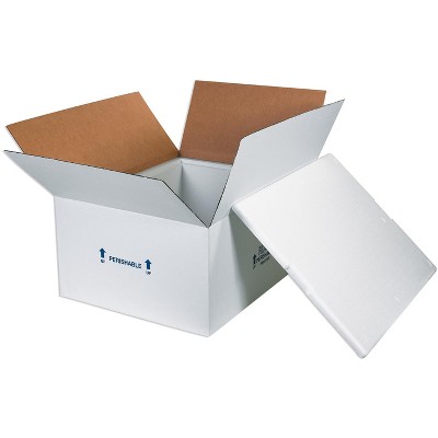 The Packaging Wholesalers Insulated Shipping Kits 26" x 19 3/4" x 10 1/2" White 1/Case 271C