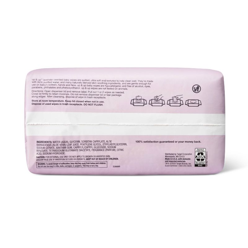 Lavender Baby Wipes - up & up™ (Select Count), 3 of 5