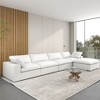 Cloud Modular Sectional Sofa Couch,160.6" L Shaped Convertible Couches with Storage Ottoman for Living Room,Sofa Covers Washable&Replaceable - 2 of 4
