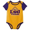 NCAA LSU Tigers Infant Boys' 3pk Bodysuit - 3 of 4