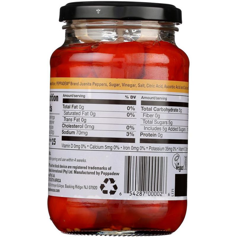 Peppadew Sweet & Spicy Juanita Piquante Peppers - Case of 12/14 oz, 3 of 7