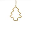 SEVOBAL Tree Ornaments Exquisite Beaded Tree Ornament, Radiant Festive Accessory for Christmas and Holiday Season Displays, Gold, 4.5"*1.25"*5" - 2 of 4