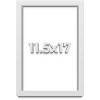 PosterPalooza | Slim Profile White Picture Frame - UV Acrylic, Foam Board Backing, Hanging Hardware - 2 of 4