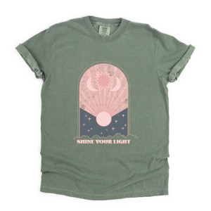 Simply Sage Market Shine Your Light Vintage Garment Dyed Tee - 1 of 4