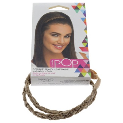 Pop Double Braid Headband - R14 88H Golden Wheat by Hairdo for Women - 1 Pc Hair Band