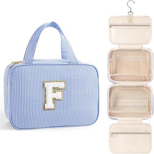 Toiletry Bag Men Hanging Compact Large Travel Initial Makeup for Women Teen - 1 of 4