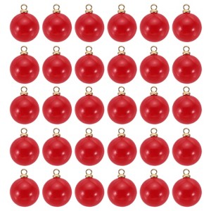 Unique Bargains Plastic Bulk Elegant DIY Crafts Jewelry Making Pearl Pendant 100 Pcs - 1 of 4