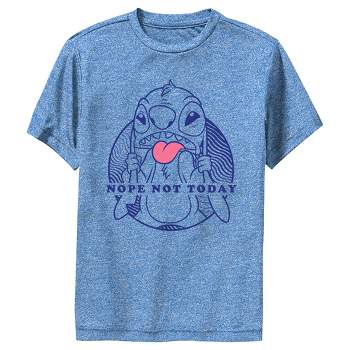 Boy's Lilo & Stitch Nope Not Today Angry Stitch Performance Tee