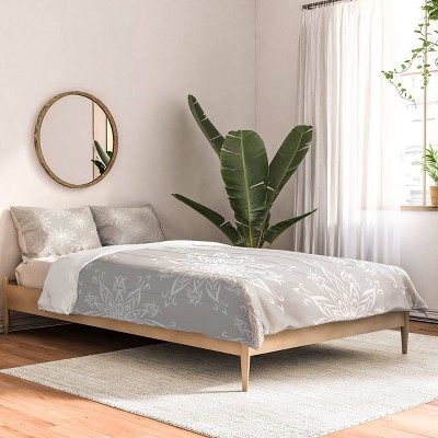 Deny Designs Queen Lisa Argyropoulos La Boho Snow Polyester Comforter + Pillow Shams Beige - Deny Designs: Abstract 300 Thread Count Bedding Set — фото 2