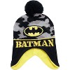 DC Comics Boys Batman Winter Hat 2 Pair Gloves or Mittens Set (Toddler/Little Boys) - 2 of 4