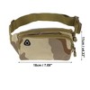 Unique Bargains Waterproof Camouflage Running Belt Brown Red 1 Pc - 4 of 4