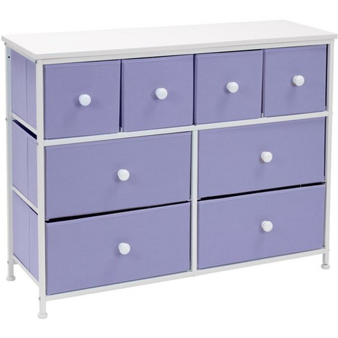 Sorbus 8 Drawers Chest Dresser - Watercolor Blue-purple : Target