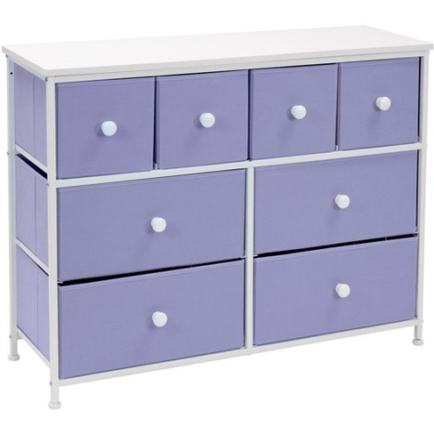 Sorbus Storage Cube Dresser - Purple