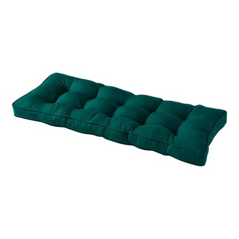 Kensington Garden 18x51 Solid Outdoor Bench Cushion Forest Green : Target