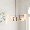 Gideon 6 Light 32" Chandelier - CHA7000 - Brass - Safavieh - 4 of 4