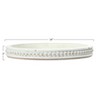 Decorative Round Wood Tray with Hobnail Edge - 2 of 4