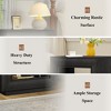 Wooden Square Side Table/End Table Storage Nightstand for Bedroom and Living Room 25.6"H*23.62"L*15.75"D - 4 of 4