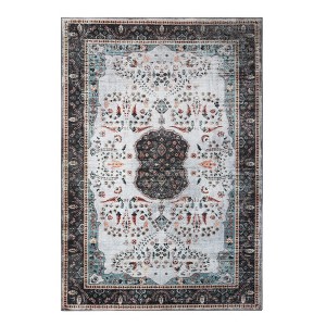 Classic Medallion Machine Washable Indoor Area Rug or Runner by Blue Nile Mills - 1 of 4