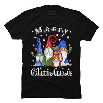 Men's Design By Humans Gnome Christmas Pajamas By NekoShop T-Shirt