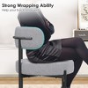 SEVOBAL Dining Chairs Set of 4 Teddy Upholstered Dining Room Chairs Kitchen Chair Accent Chair Modern Dining Room Kitchen, Gray, 17.7"*15.7"*31" - 3 of 4