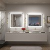 Apmir Super Bright Front & Back LED Lighted Anti-Fog Aluminum Alloy Framed Tempered Glass Bathroom/Vanity Mirror with ETL & 3-Year Warranty - 4 of 4