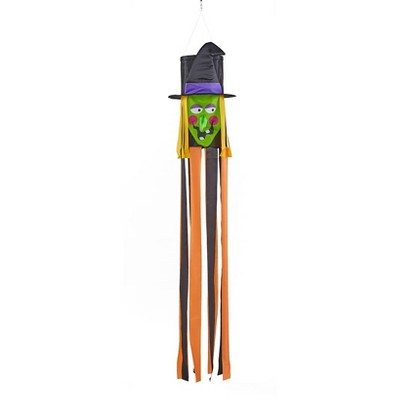 The Lakeside Collection Themed Windsocks Witch - Halloween Yard Décor ...