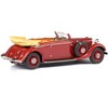 1933-37 Mercedes-Benz 290 W18 Lang Cabriolet B Maroon Limited Edition to 250 pieces Worldwide 1/43 Model Car by Esval Models - 3 of 4