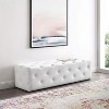 Modway Anthem 60 Tufted Button Entryway Faux Leather Bench - 2 of 4