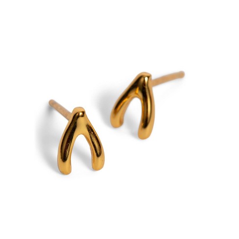 ES Wishbone Stud Earrings