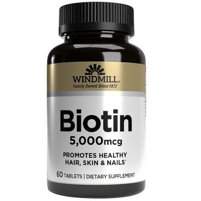 Windmill Biotin 5000 mcg - 60 Tablets
