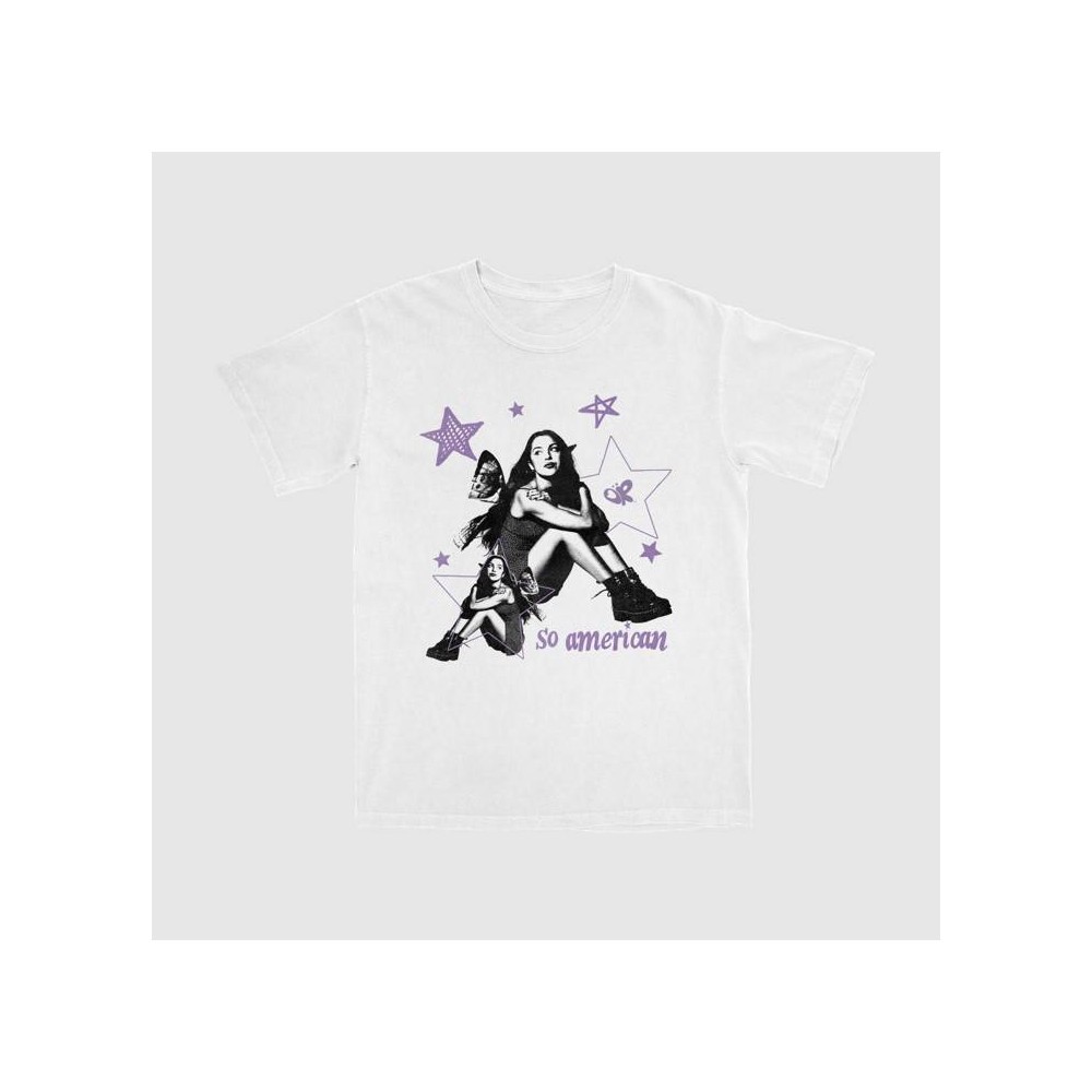 Women's Olivia Rodrigo Moon Short Sleeve Graphic T-Shirt - White S