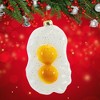 Cody Foster 4.25 In Double Yoke Fried Eggs Ornament Breakfast Lunch Dinner Food Tree Ornaments - 3 of 3