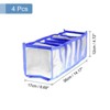 Unique Bargains Foldable Drawer Organizers Storage Bins for Storing Socks Underpants Ties 4 Pcs - 2 of 3