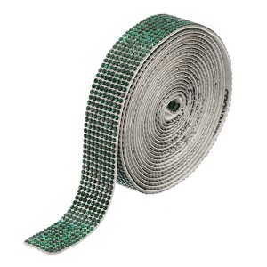 Unique Bargains Self-Adhesive Crafts Decorations Crystal Rhinestone Diamond Ribbons - 1 of 4