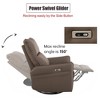270° Power Swivel Rocker Recliner Chair with USB Ports and and Side Pockets - 4 of 4