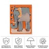 Trademark Fine Art - Treechild Happy Elephant Matted Framed Art - 4 of 4