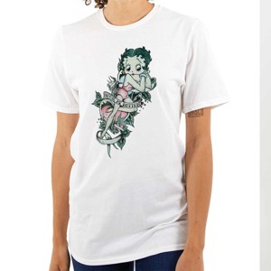 Betty Boop Spoil Me Rotten Tattoo Womens Graphic T Shirt Tees Brisco Brands - 1 of 4