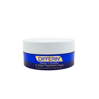Differin Detox and Soothe 2-Step Treatment Clay Face Mask - 1.75oz