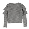 bar III Womens Tiered Sleeve Basic T-Shirt - 2 of 2